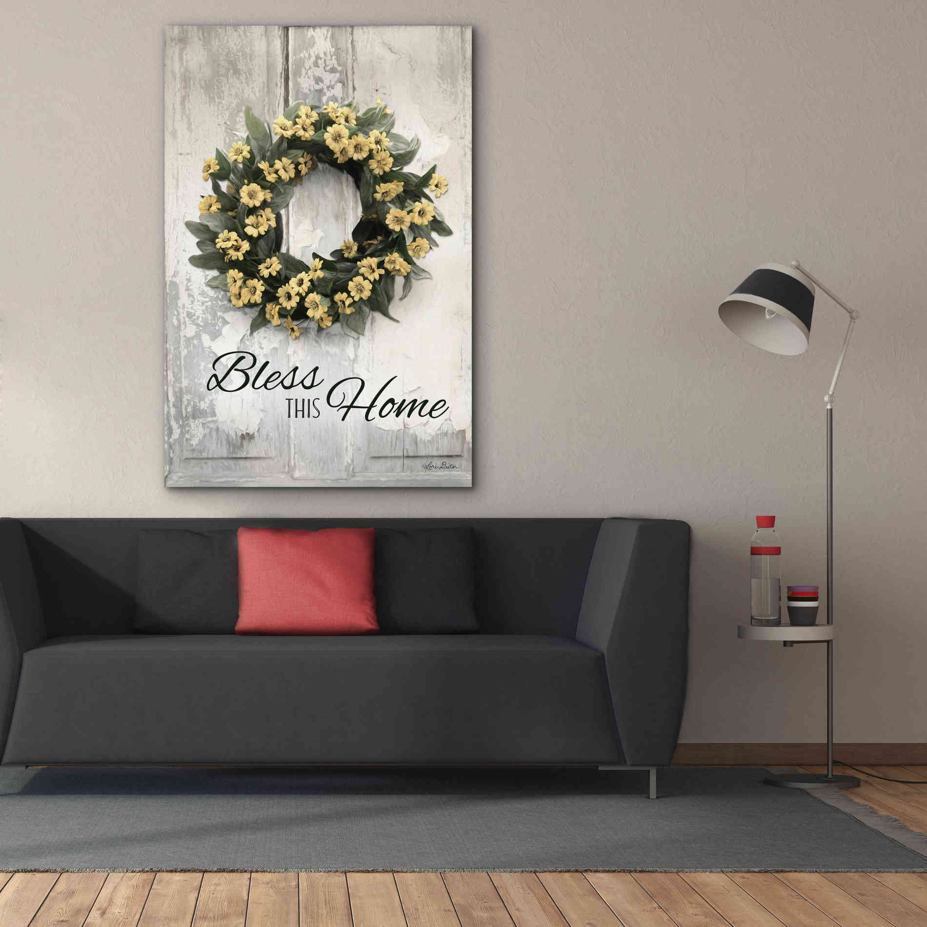 'Bless This Home' by Lori Deiter, Canvas Wall Art,40 x 60