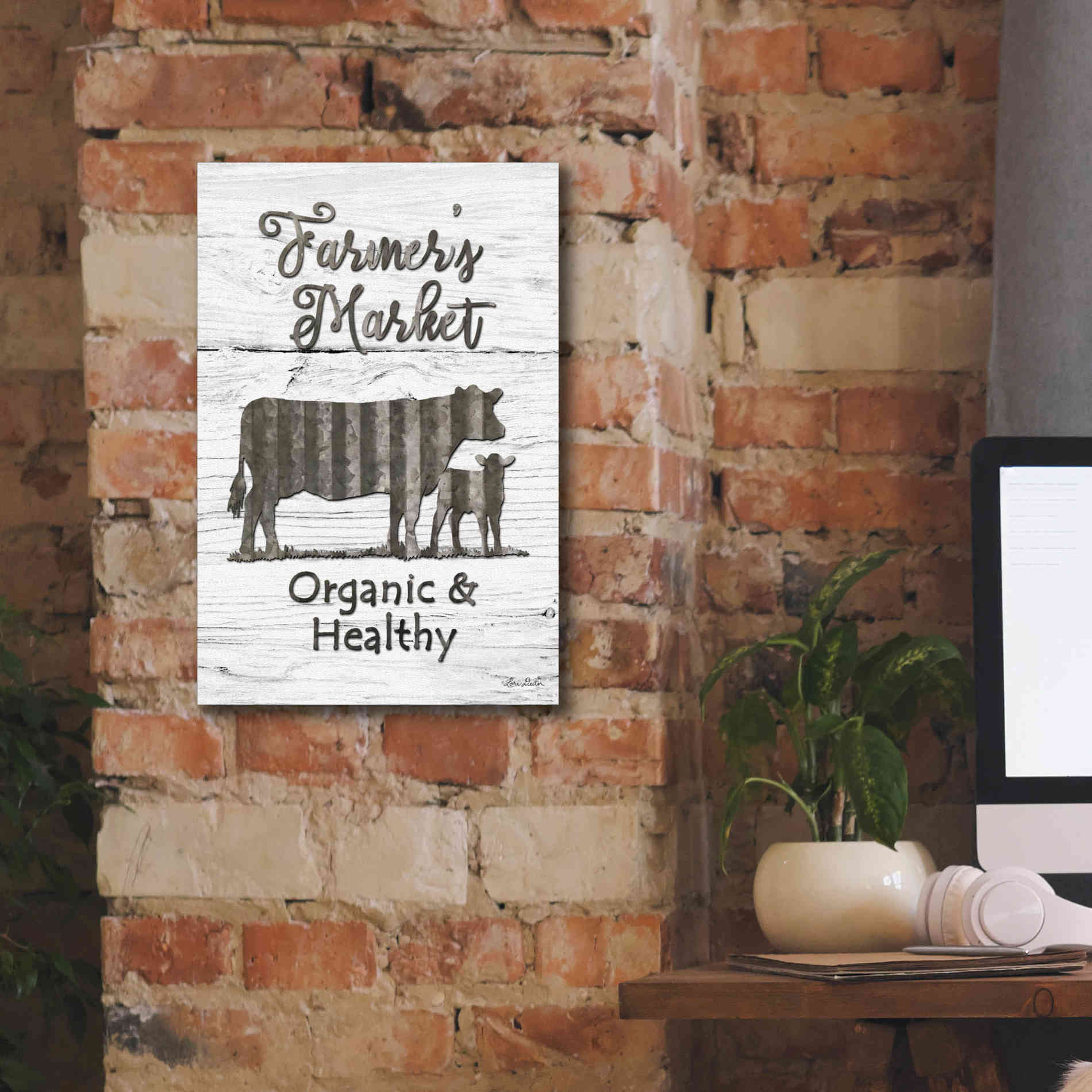'Farmer's Market' by Lori Deiter, Canvas Wall Art,12 x 18