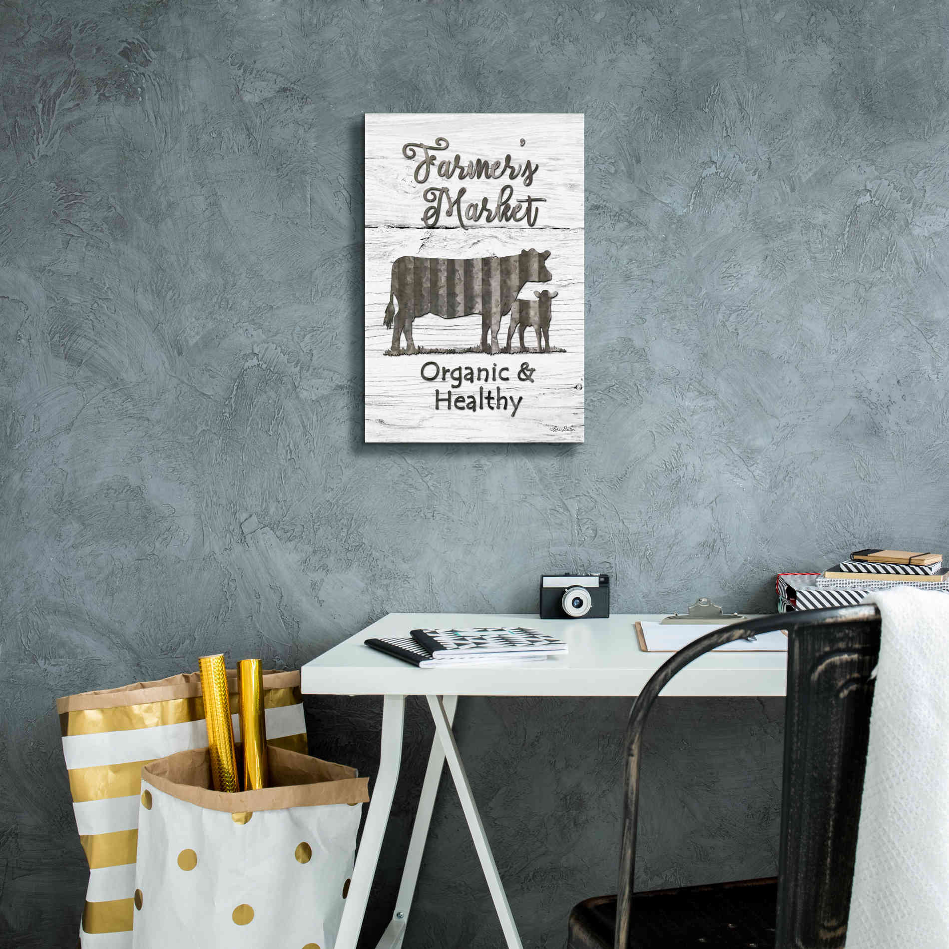 'Farmer's Market' by Lori Deiter, Canvas Wall Art,12 x 18