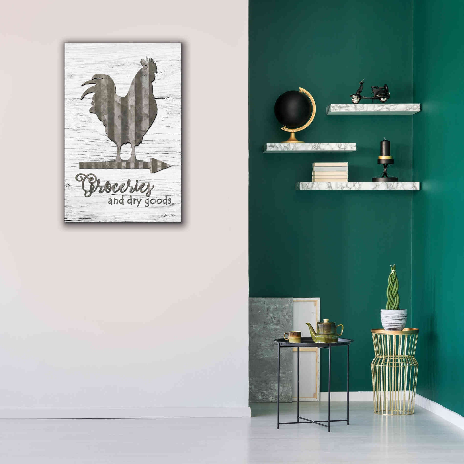 'Groceries' by Lori Deiter, Canvas Wall Art,26 x 40