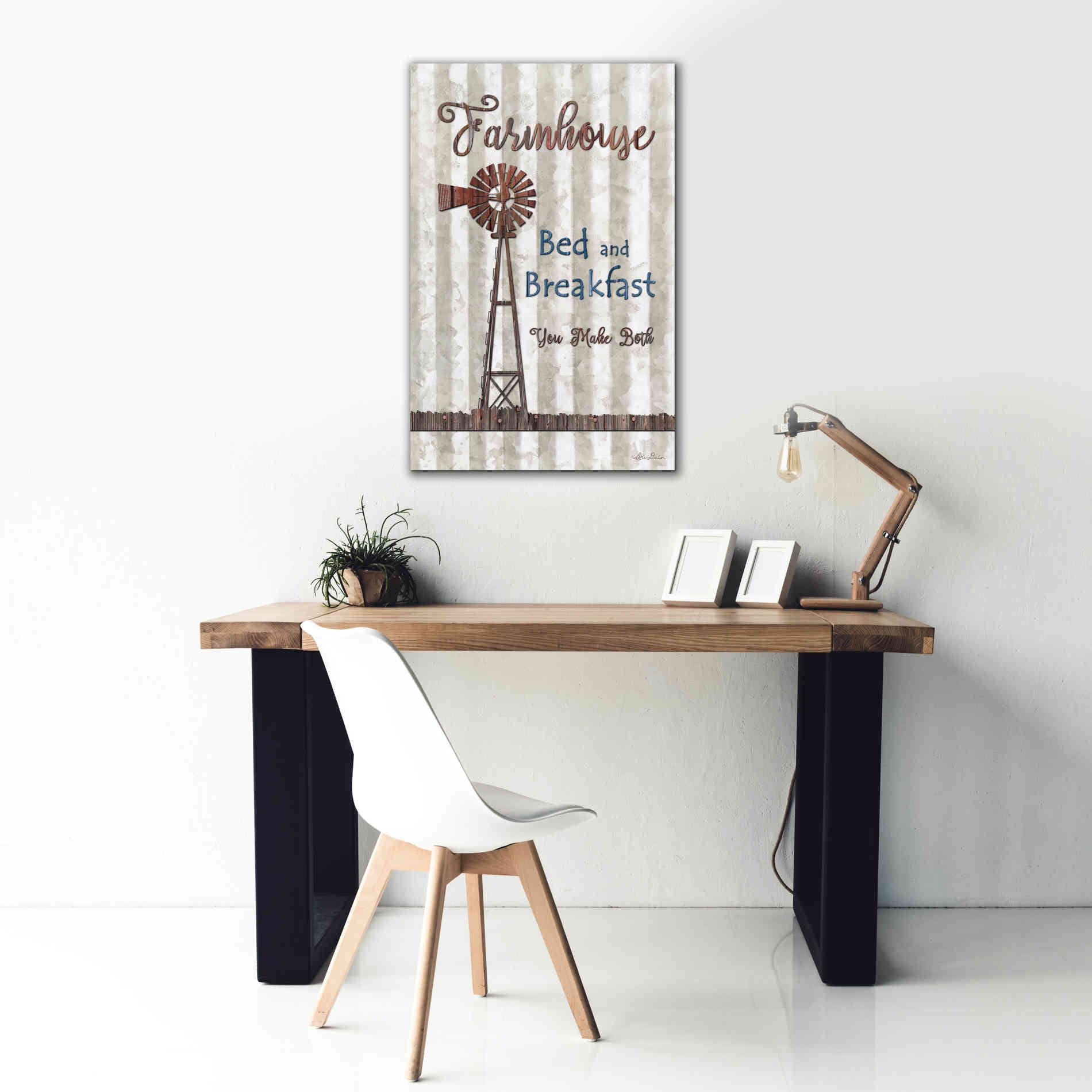 'Farmhouse Bed & Breakfast' by Lori Deiter, Canvas Wall Art,26 x 40