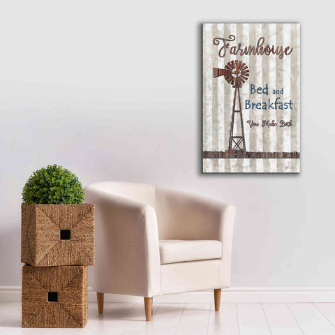 Image of 'Farmhouse Bed & Breakfast' by Lori Deiter, Canvas Wall Art,26 x 40