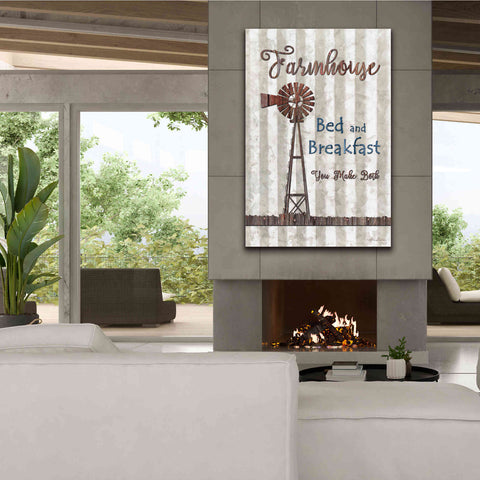 Image of 'Farmhouse Bed & Breakfast' by Lori Deiter, Canvas Wall Art,40 x 60