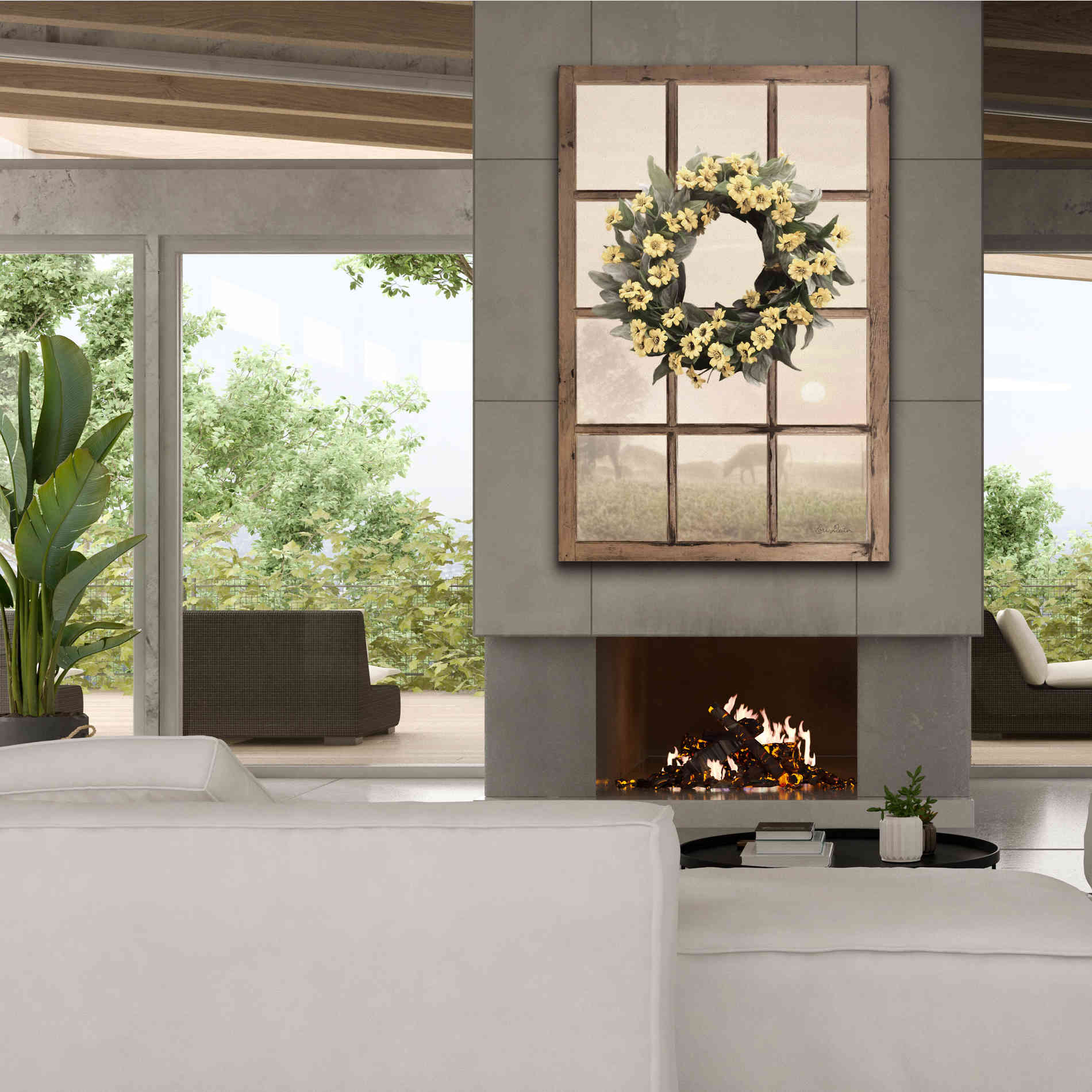 'Country Gazing' by Lori Deiter, Canvas Wall Art,40 x 60