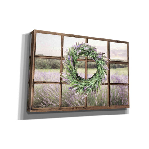 Image of 'Lavender Fields Window' by Lori Deiter, Canvas Wall Art