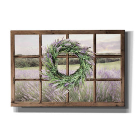 'Lavender Fields Window' by Lori Deiter, Canvas Wall Art