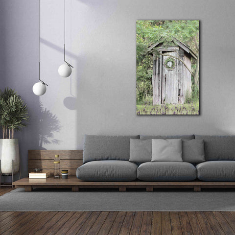 Image of 'Lavender Outhouse' by Lori Deiter, Canvas Wall Art,40 x 60