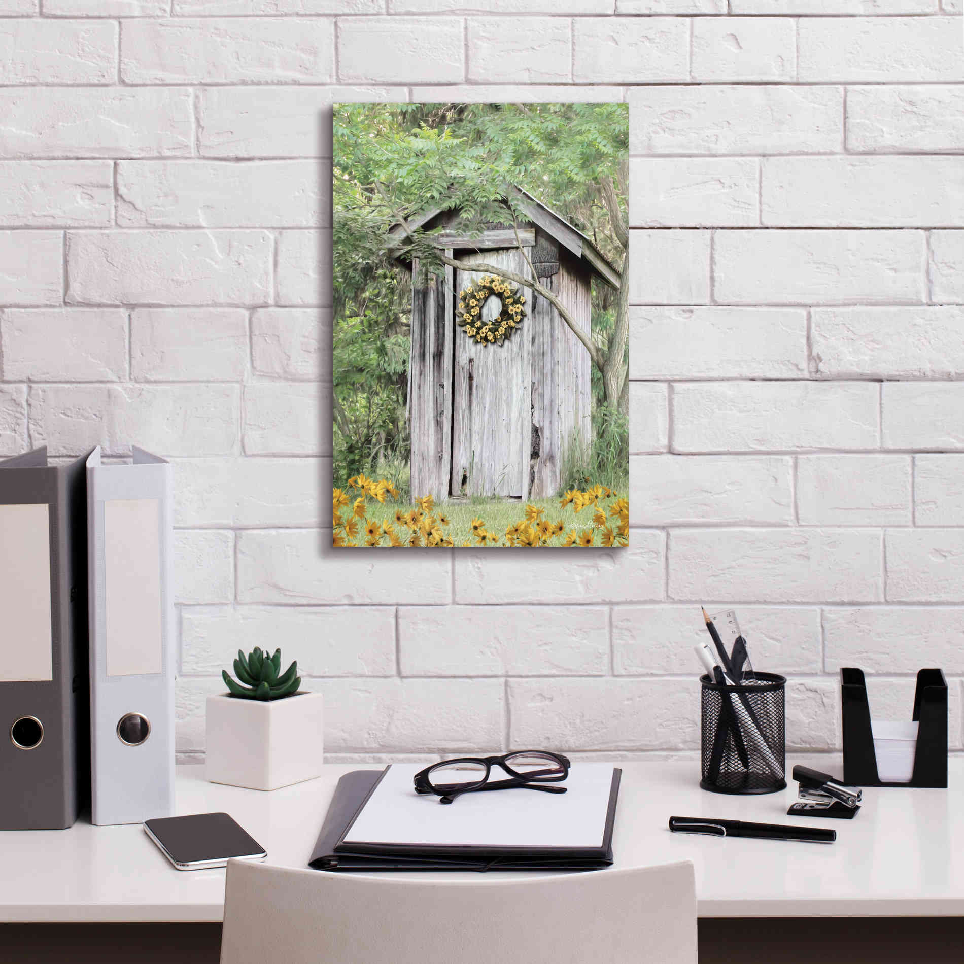 'Flower Power' by Lori Deiter, Canvas Wall Art,12 x 18