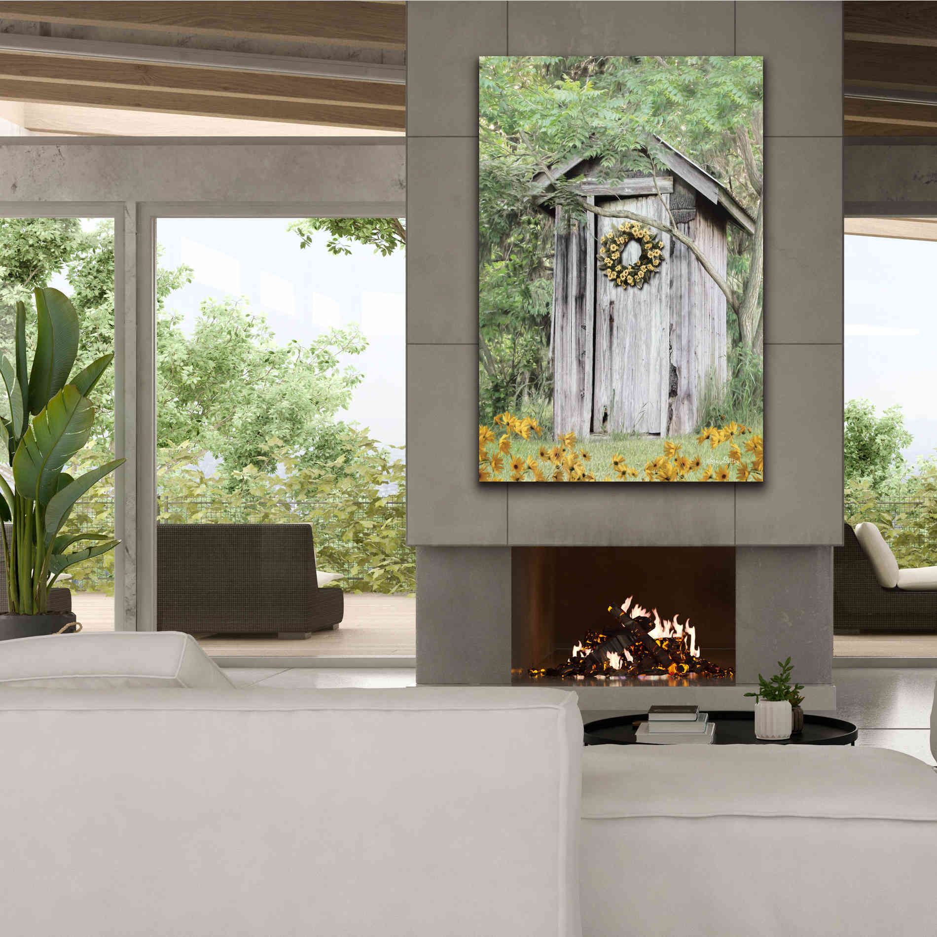 'Flower Power' by Lori Deiter, Canvas Wall Art,40 x 60