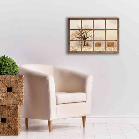 Image of 'View of Winter Fields' by Lori Deiter, Canvas Wall Art,26 x 18