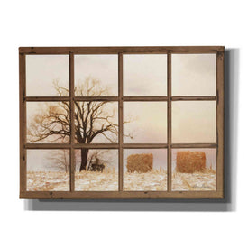 'View of Winter Fields' by Lori Deiter, Canvas Wall Art