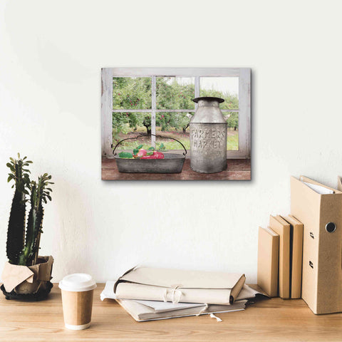 Image of 'Apple Orchard' by Lori Deiter, Canvas Wall Art,16 x 12
