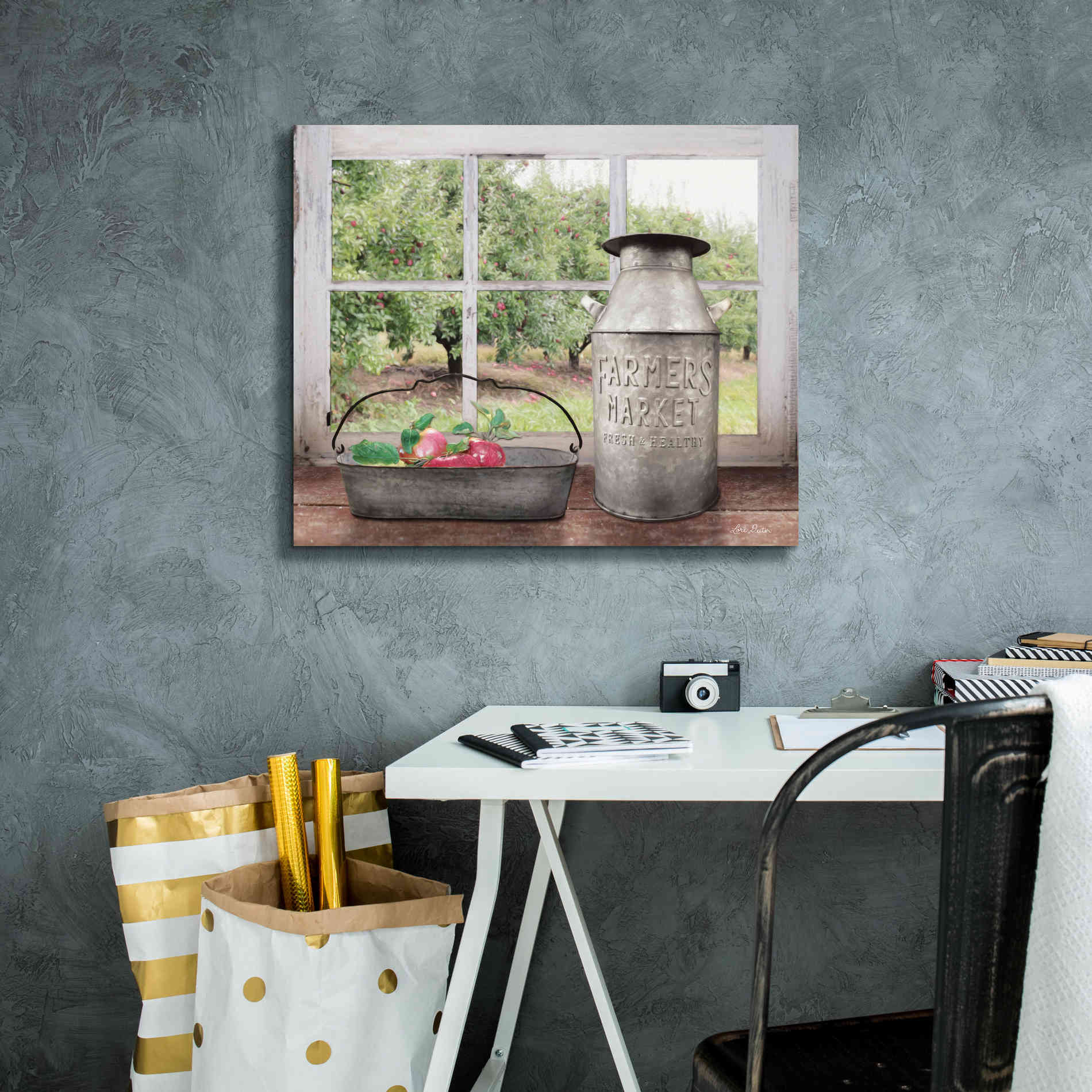 'Apple Orchard' by Lori Deiter, Canvas Wall Art,24 x 20