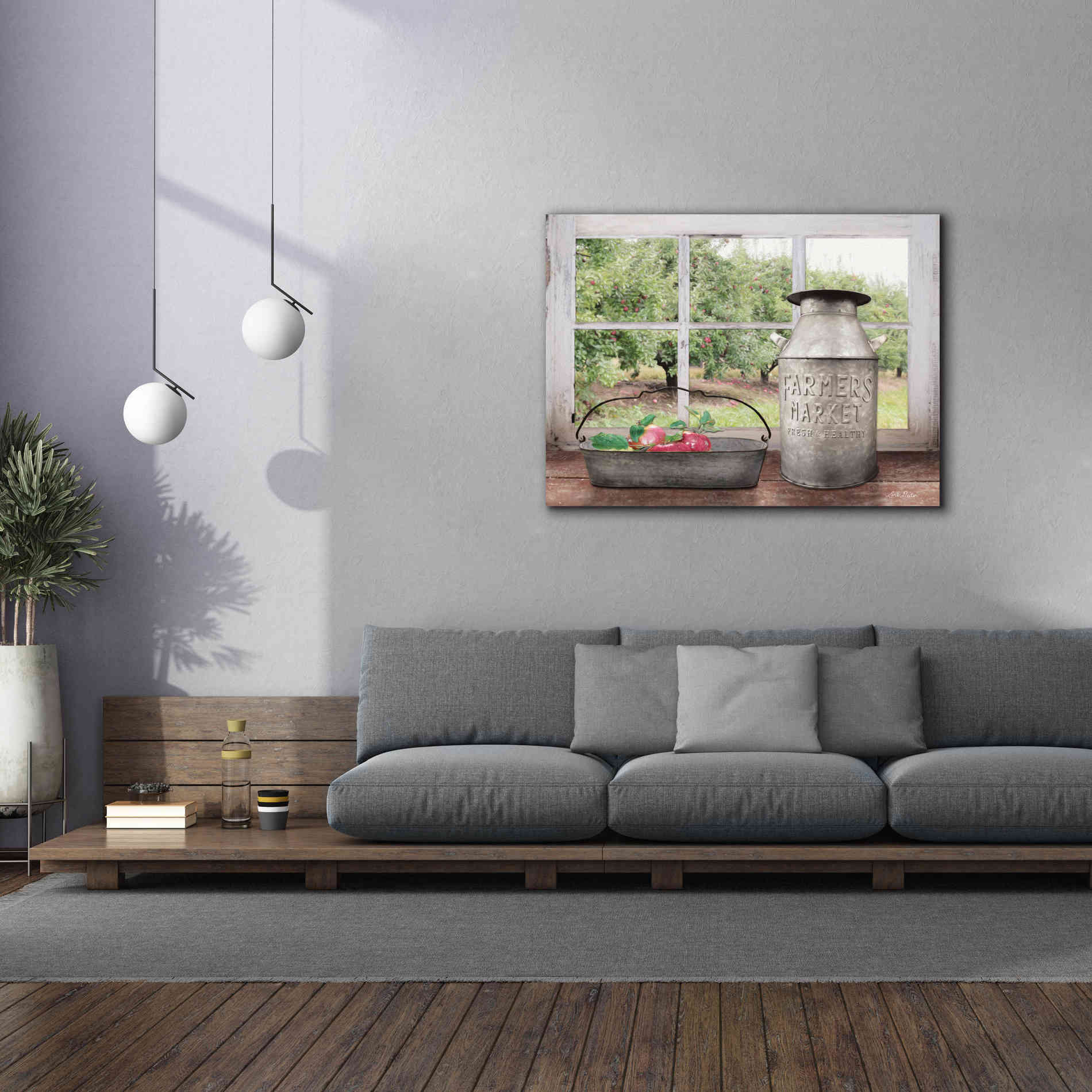 'Apple Orchard' by Lori Deiter, Canvas Wall Art,54 x 40