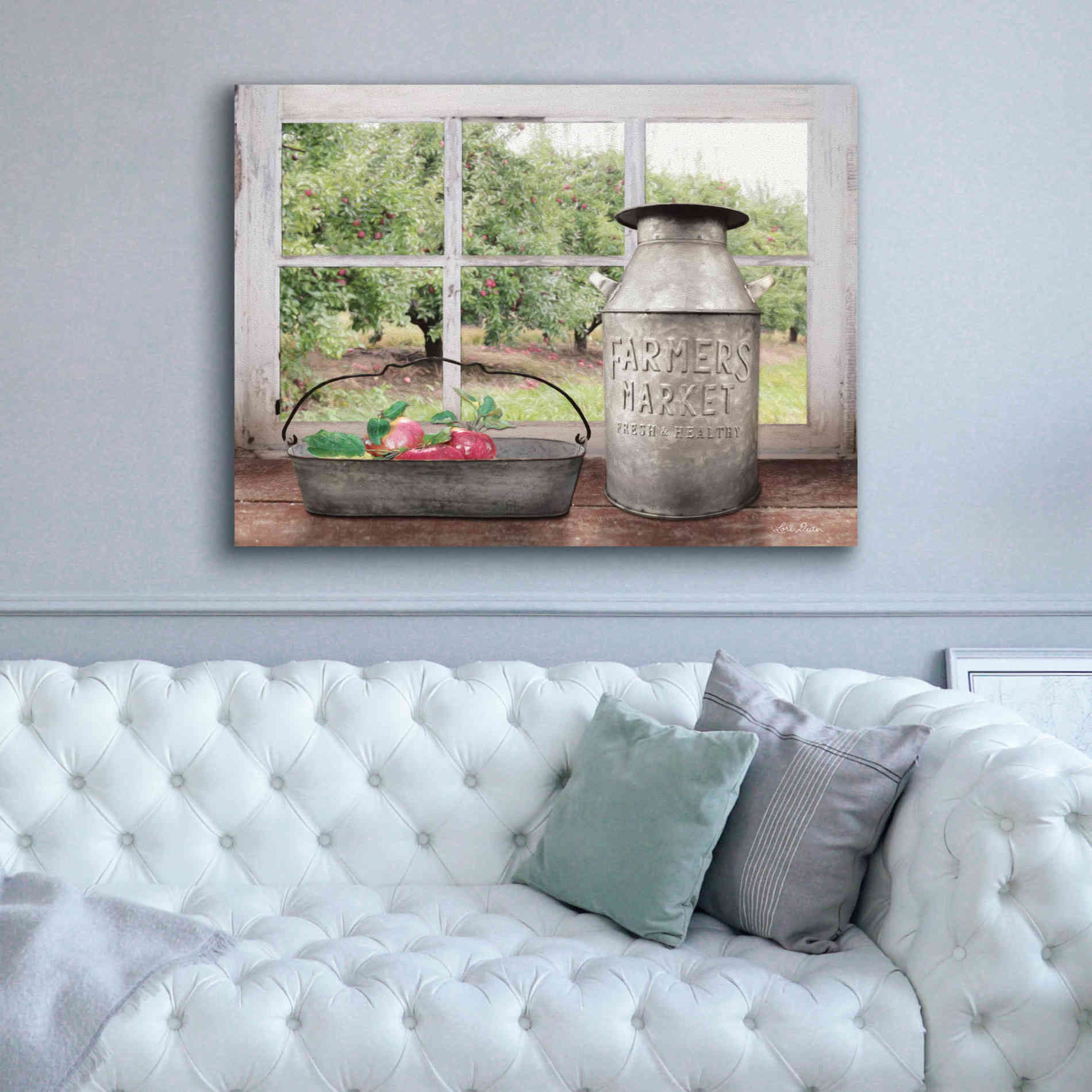 'Apple Orchard' by Lori Deiter, Canvas Wall Art,54 x 40