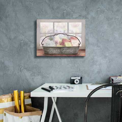 Image of 'Bath Time' by Lori Deiter, Canvas Wall Art,16 x 12