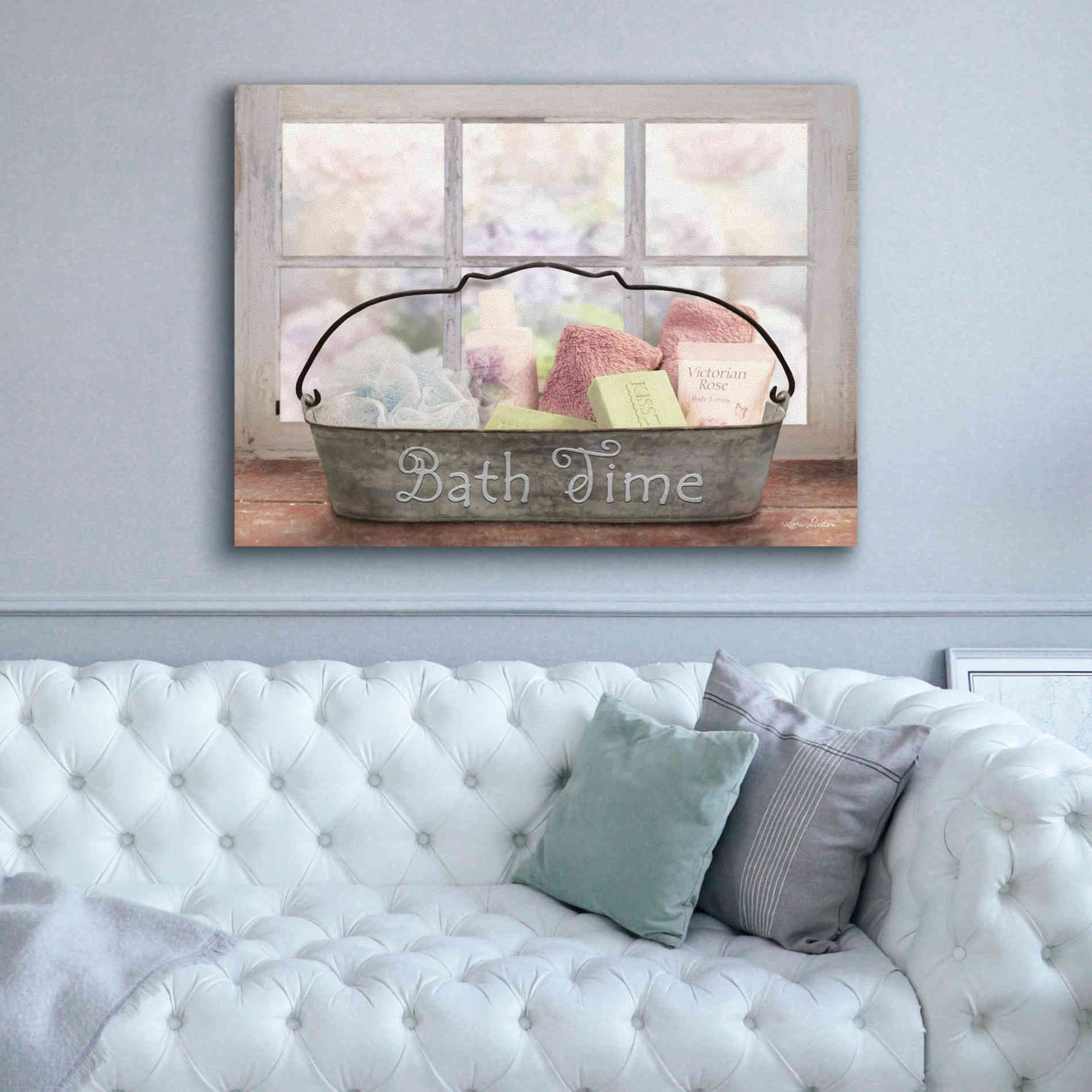 'Bath Time' by Lori Deiter, Canvas Wall Art,54 x 40