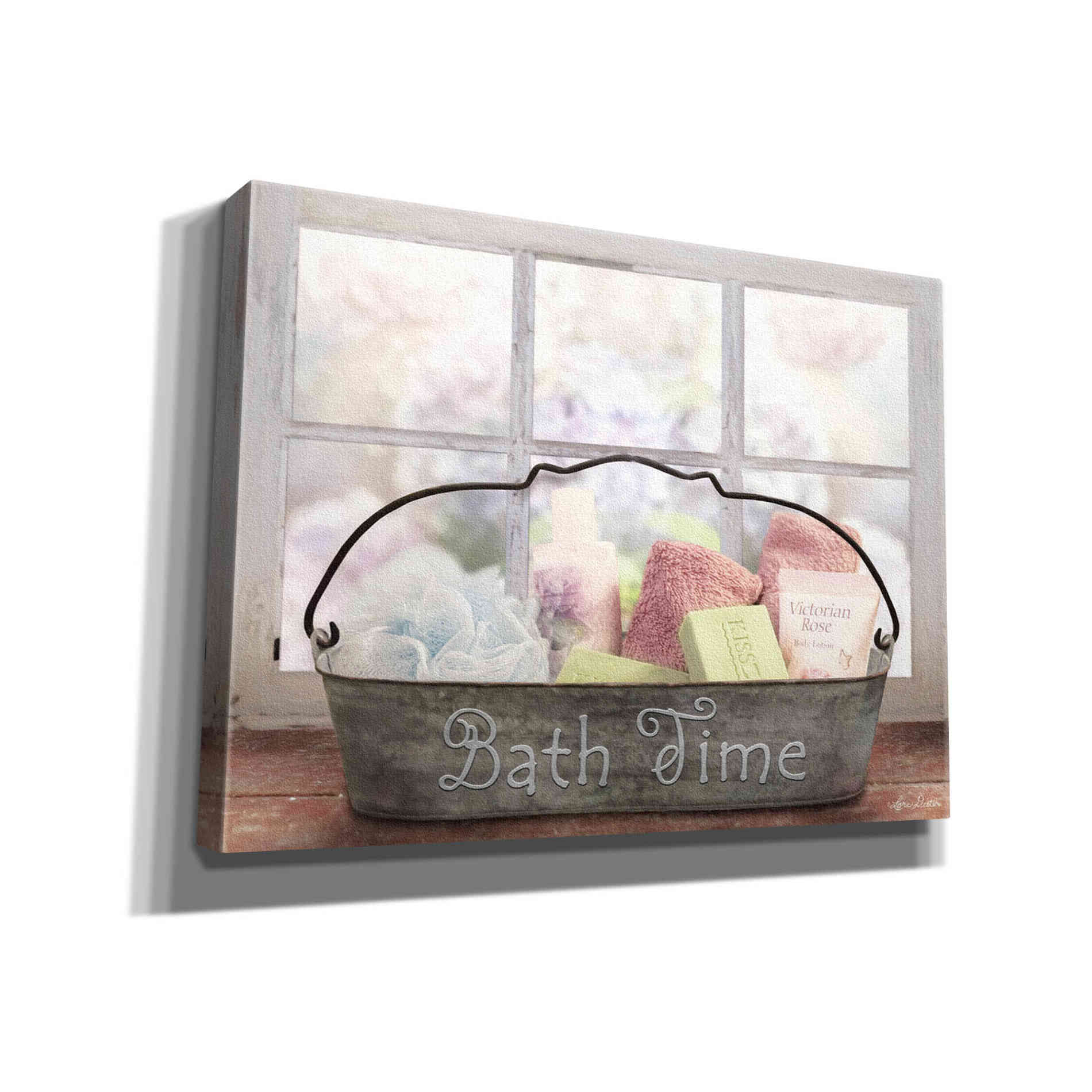 'Bath Time' by Lori Deiter, Canvas Wall Art