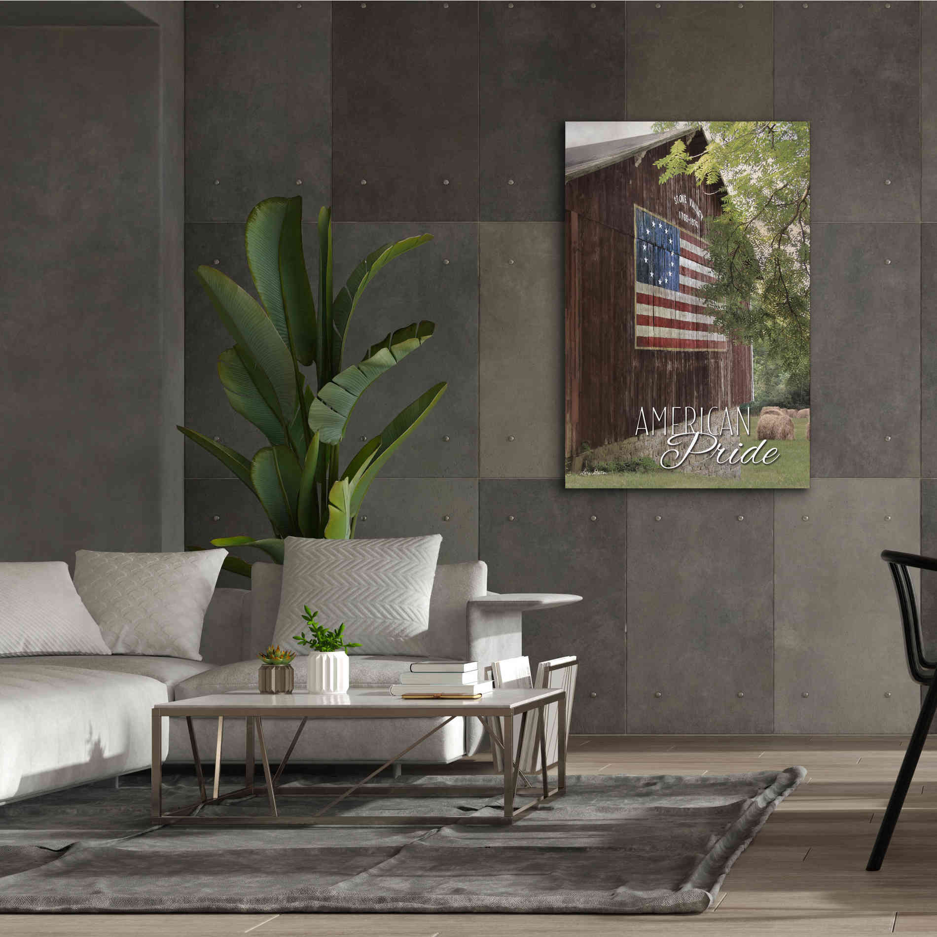 'American Pride' by Lori Deiter, Canvas Wall Art,40 x 60