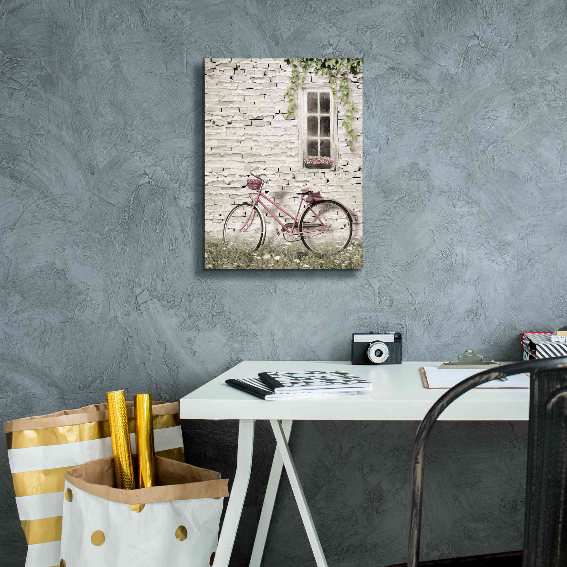 'Ready for a Bike Ride' by Lori Deiter, Canvas Wall Art,12 x 16