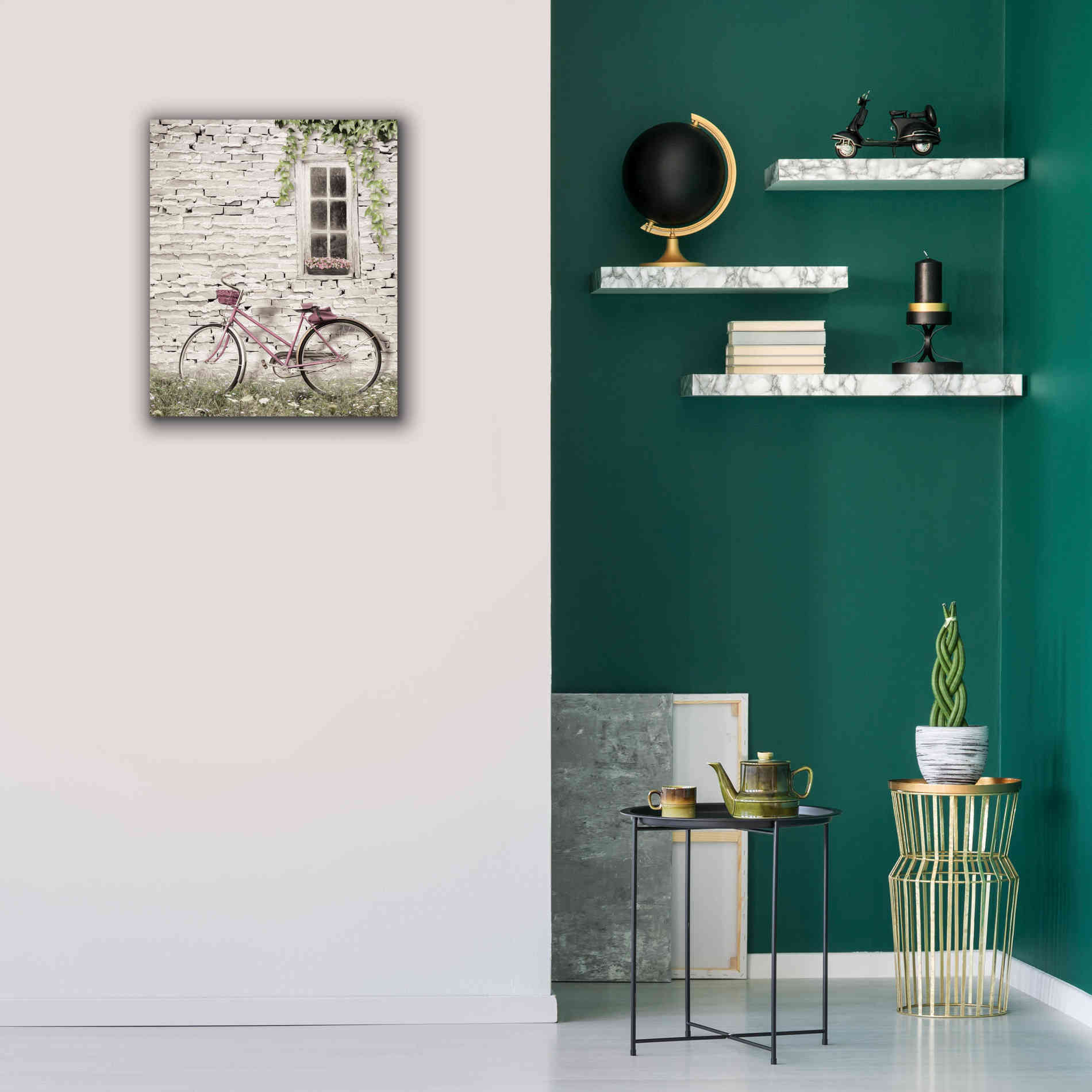 'Ready for a Bike Ride' by Lori Deiter, Canvas Wall Art,20 x 24