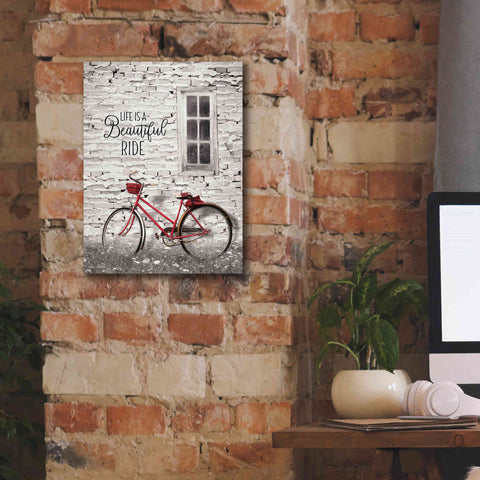 Image of 'Life is a Beautiful Ride' by Lori Deiter, Canvas Wall Art,12 x 16