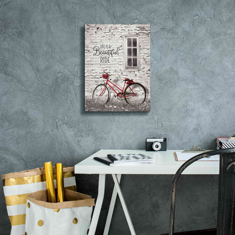 Image of 'Life is a Beautiful Ride' by Lori Deiter, Canvas Wall Art,12 x 16