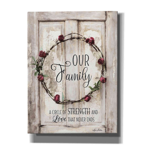 Image of 'Our Family - A Circle of Strength' by Lori Deiter, Canvas Wall Art