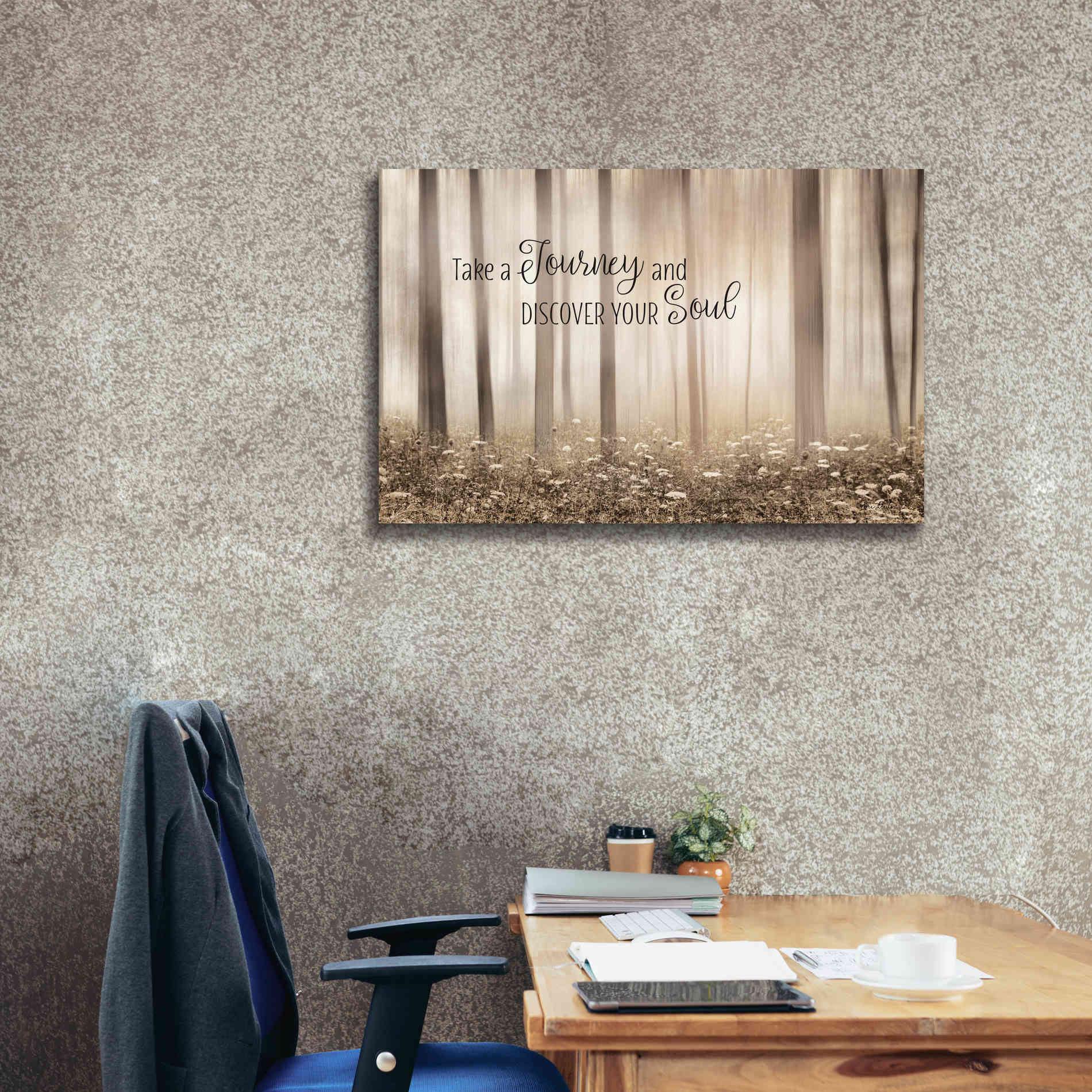 'Take a Journey and Discover Your Soul' by Lori Deiter, Canvas Wall Art,40 x 26