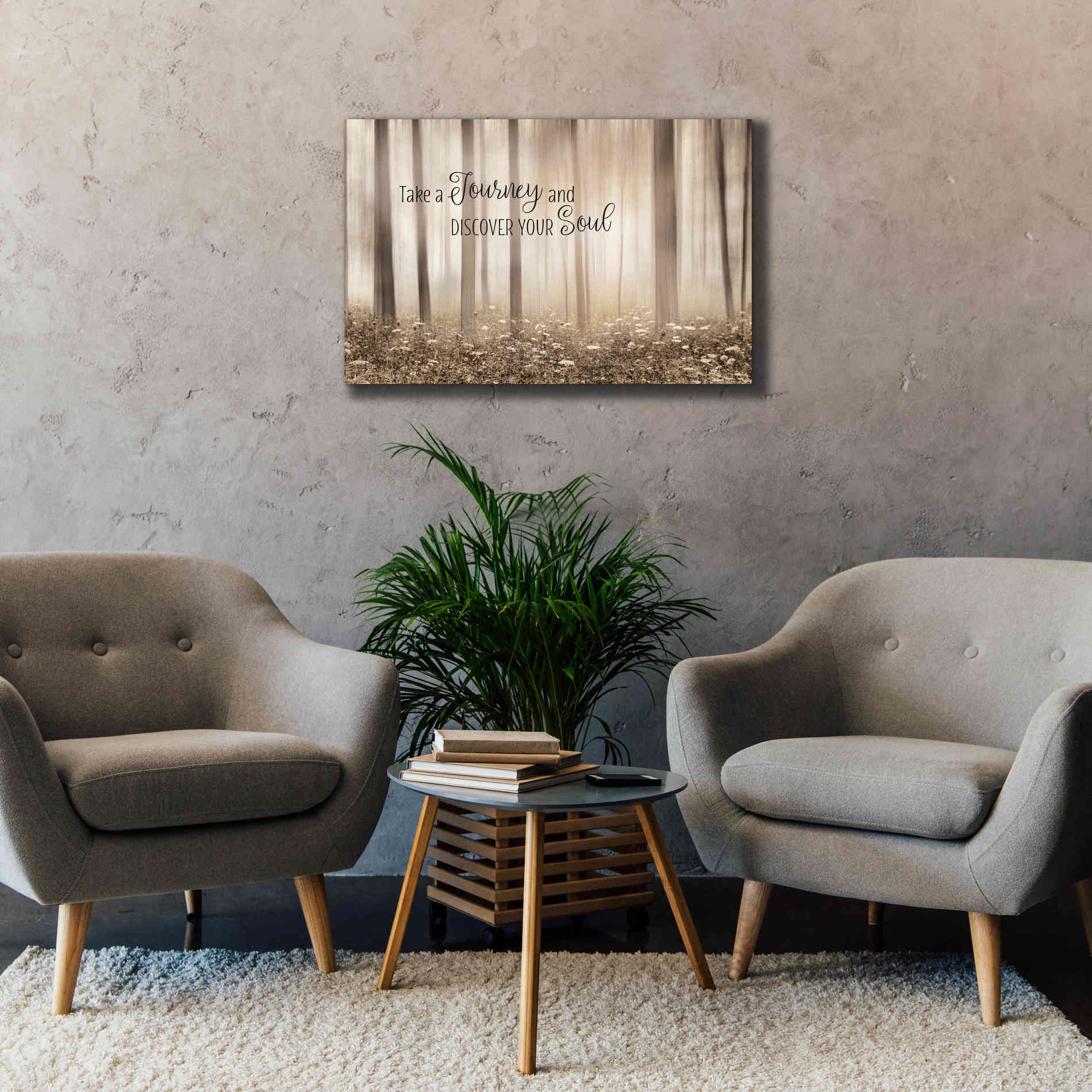 'Take a Journey and Discover Your Soul' by Lori Deiter, Canvas Wall Art,40 x 26