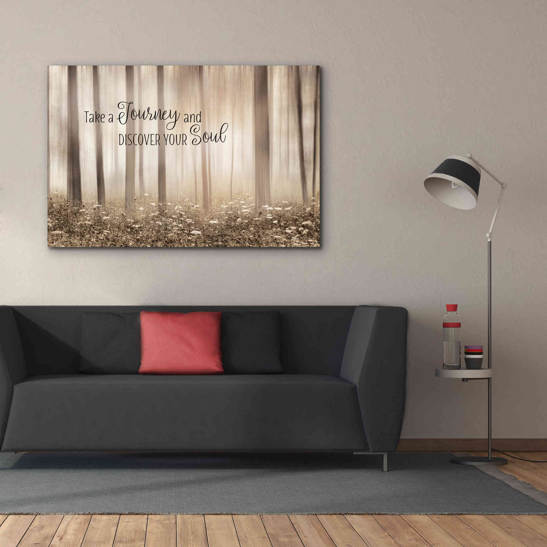'Take a Journey and Discover Your Soul' by Lori Deiter, Canvas Wall Art,60 x 40