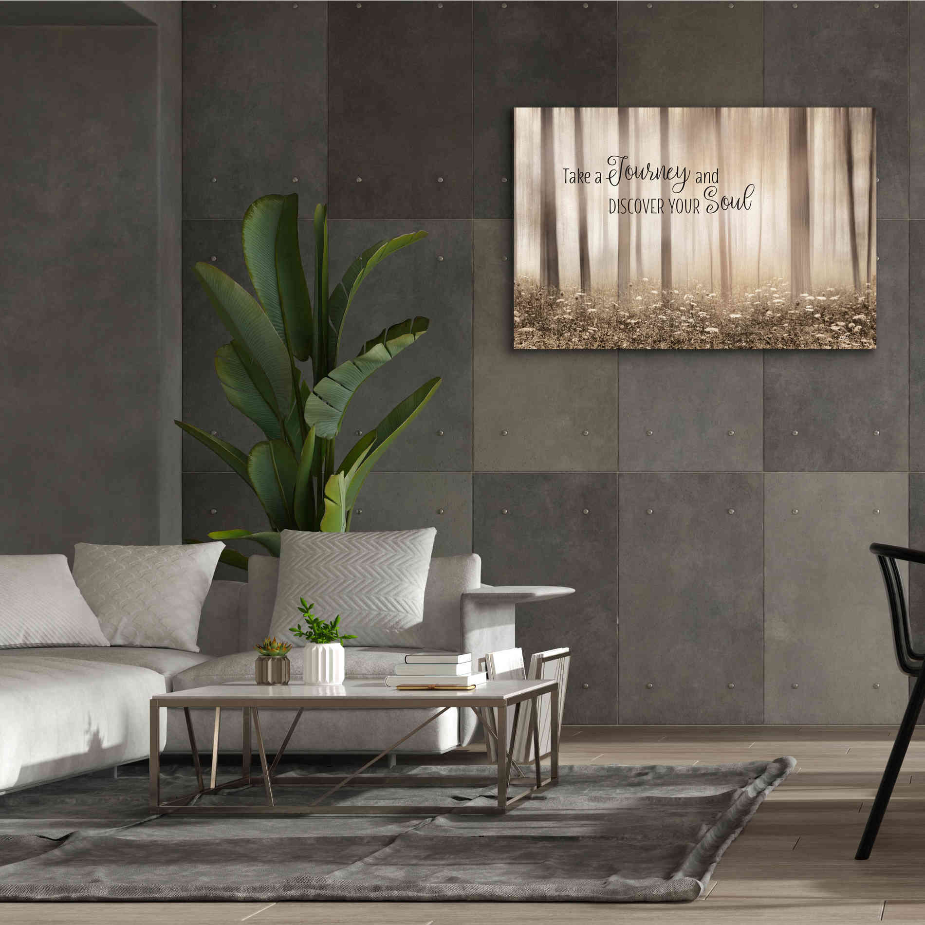 'Take a Journey and Discover Your Soul' by Lori Deiter, Canvas Wall Art,60 x 40