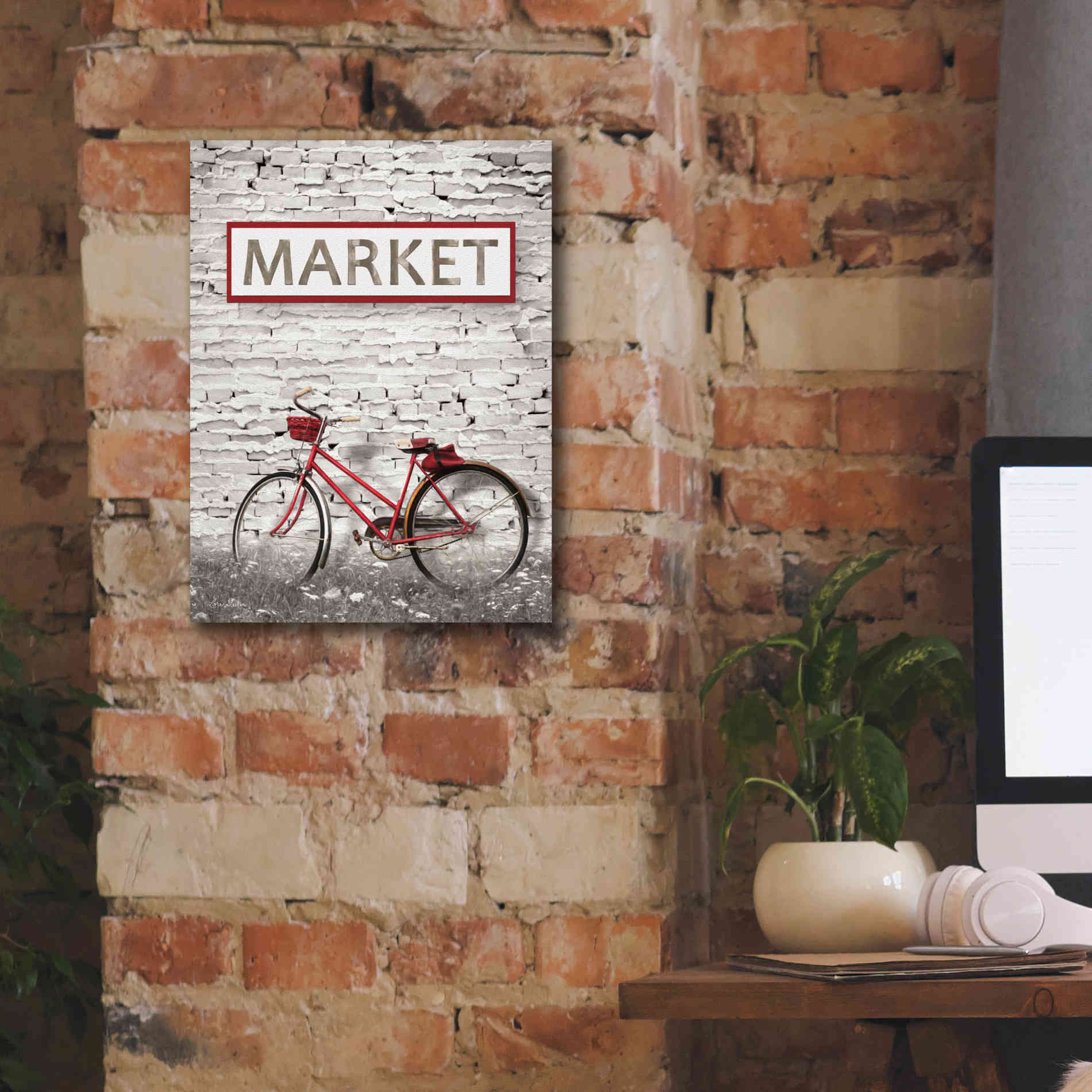 'At the Market' by Lori Deiter, Canvas Wall Art,12 x 16