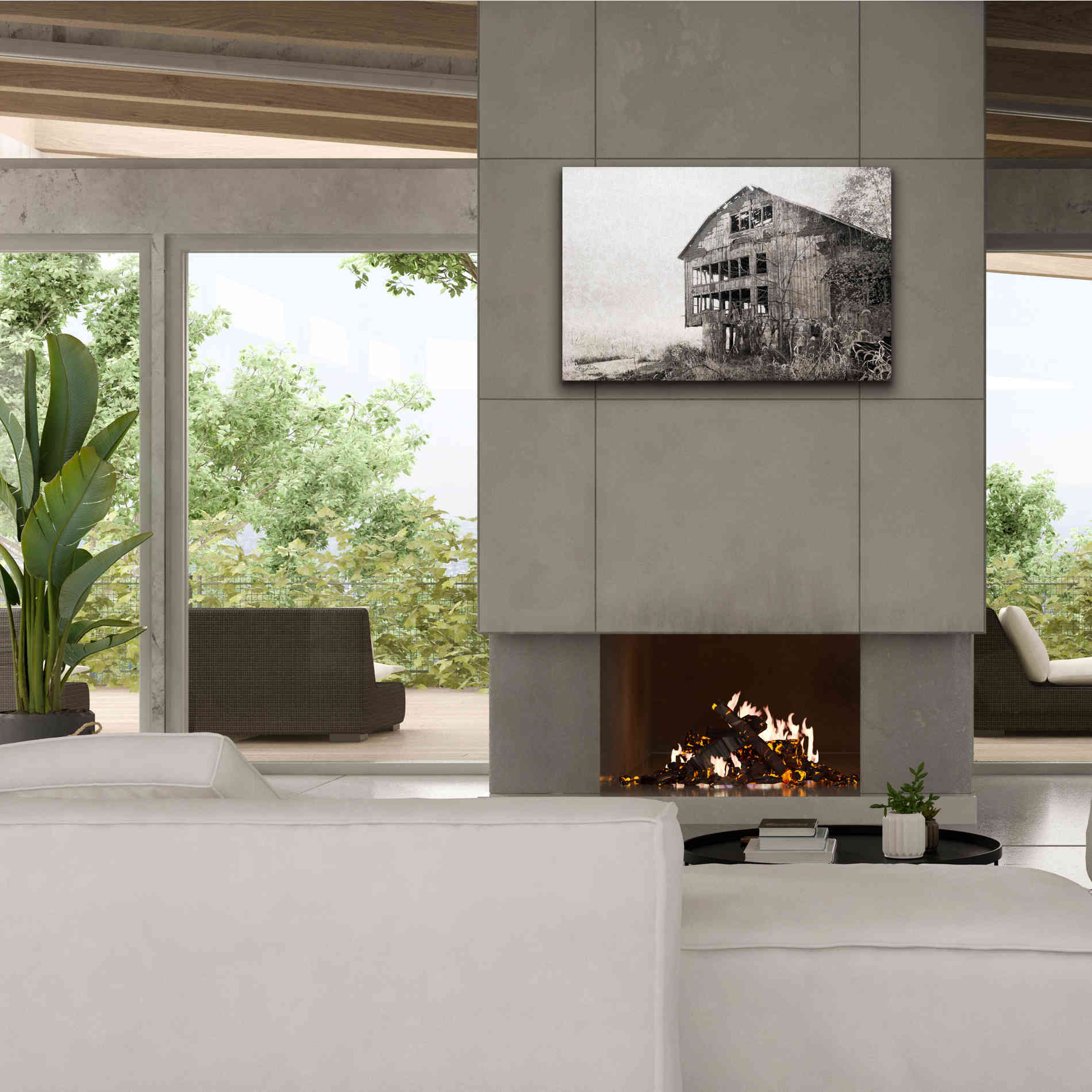 'Mahantongo Barn' by Lori Deiter, Canvas Wall Art,40 x 26