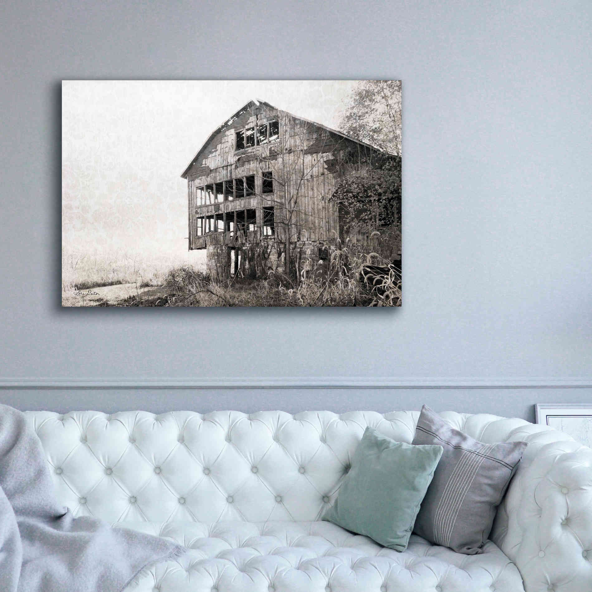 'Mahantongo Barn' by Lori Deiter, Canvas Wall Art,60 x 40