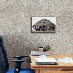 'Wyoming Barn' by Lori Deiter, Canvas Wall Art,18 x 12