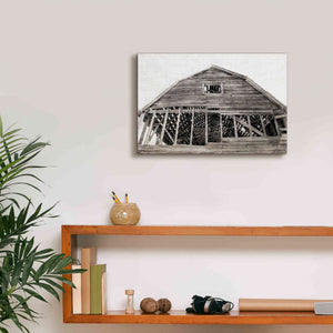 'Wyoming Barn' by Lori Deiter, Canvas Wall Art,18 x 12