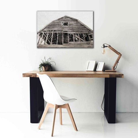 Image of 'Wyoming Barn' by Lori Deiter, Canvas Wall Art,40 x 26