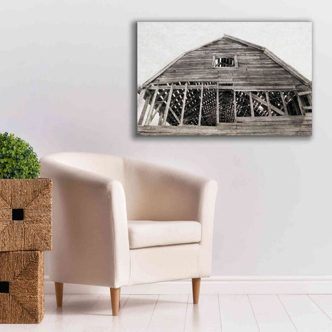 Image of 'Wyoming Barn' by Lori Deiter, Canvas Wall Art,40 x 26