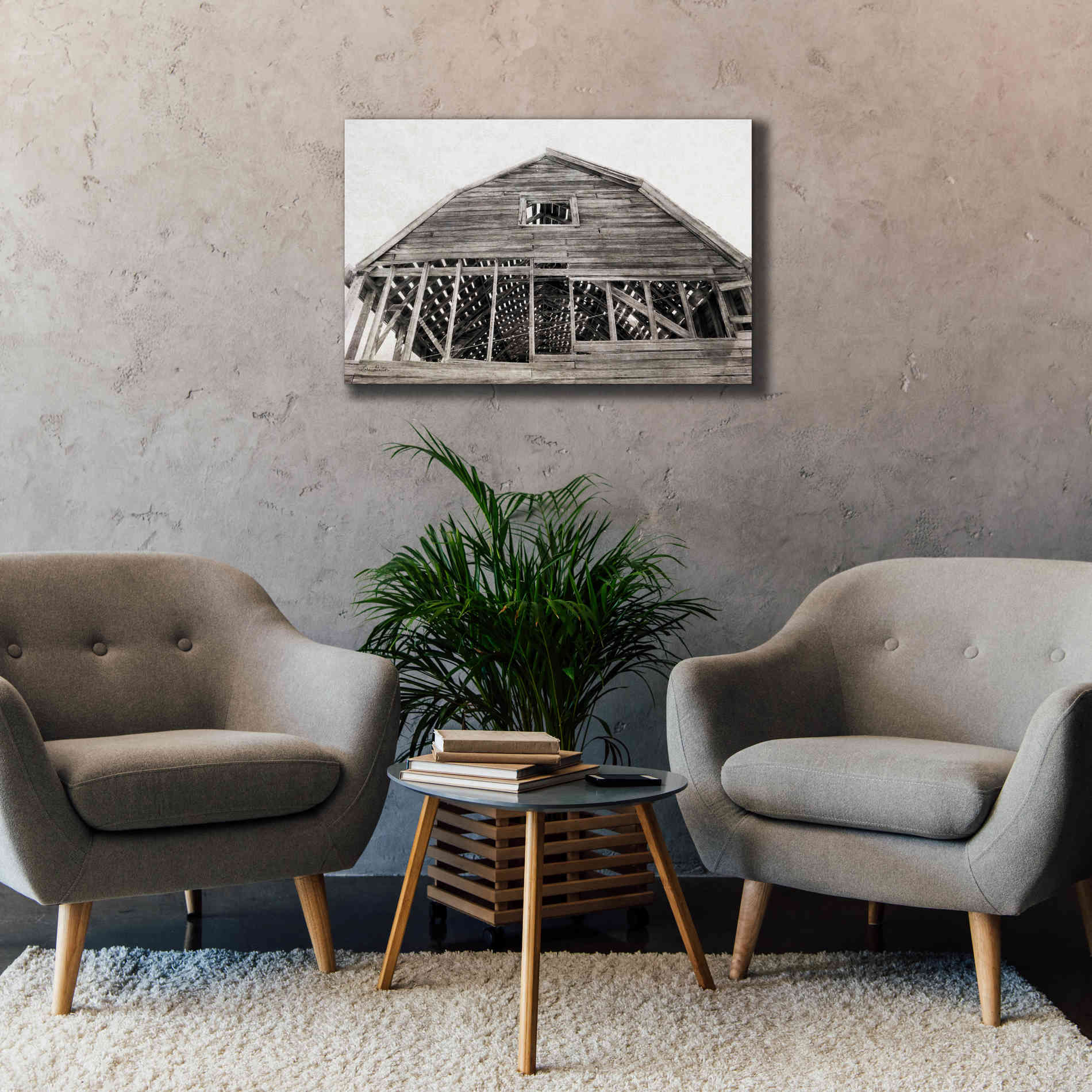 'Wyoming Barn' by Lori Deiter, Canvas Wall Art,40 x 26