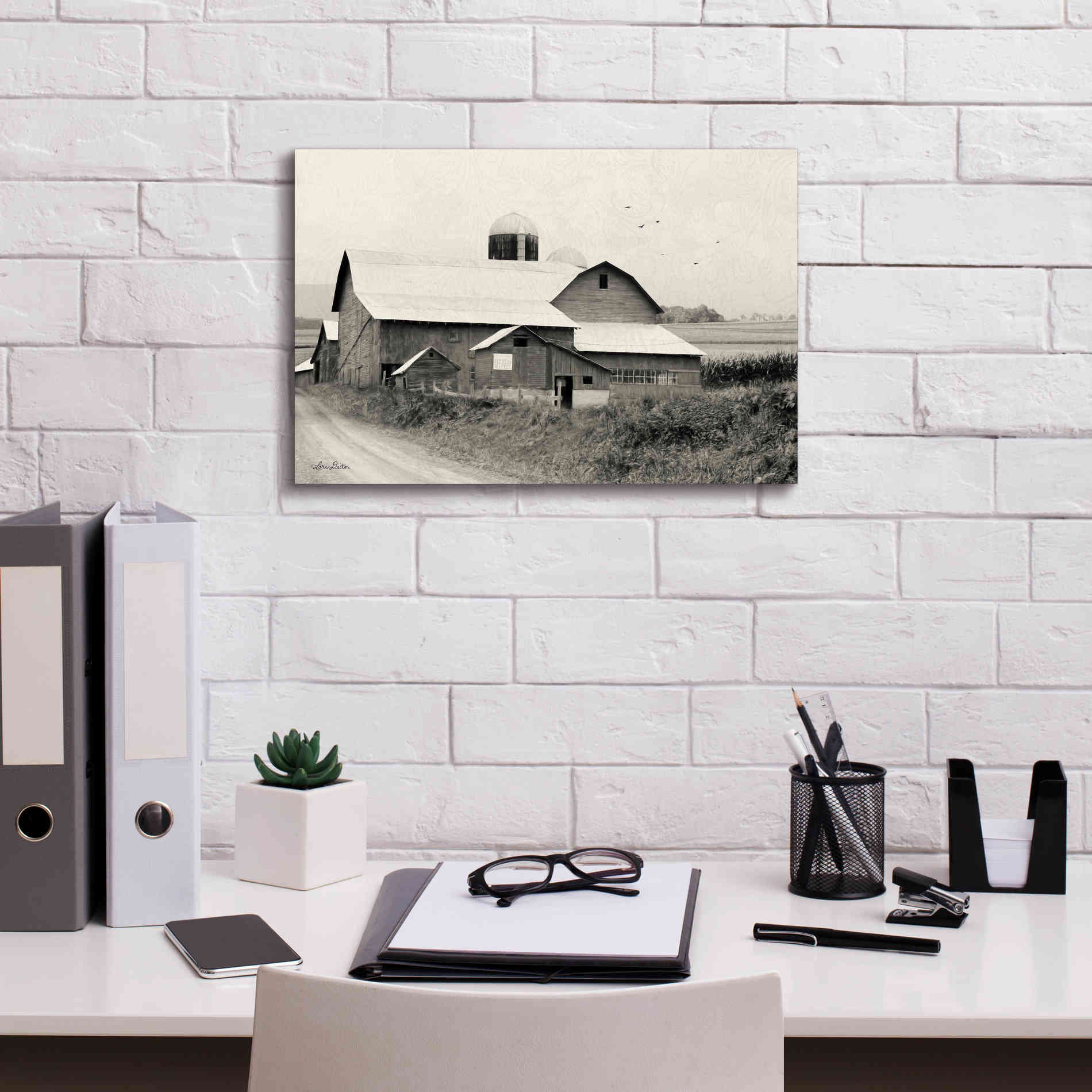 'Rural Charm' by Lori Deiter, Canvas Wall Art,18 x 12