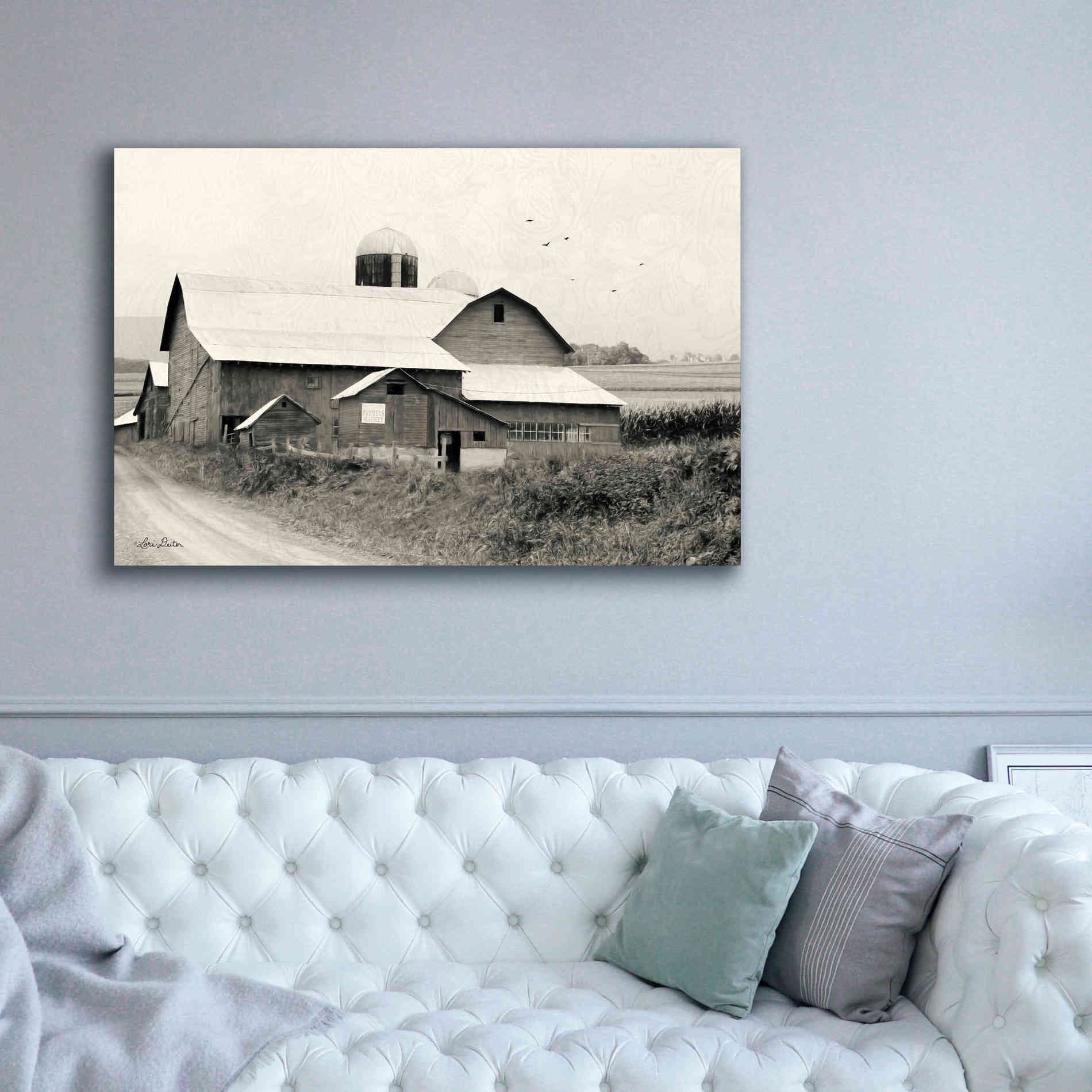 'Rural Charm' by Lori Deiter, Canvas Wall Art,60 x 40