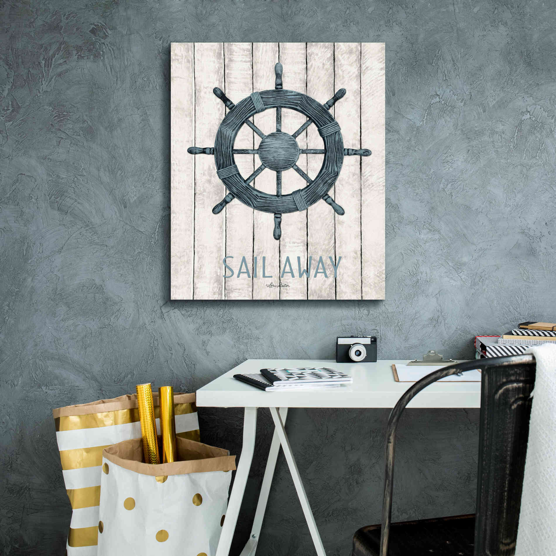 'Sail Away' by Lori Deiter, Canvas Wall Art,20 x 24