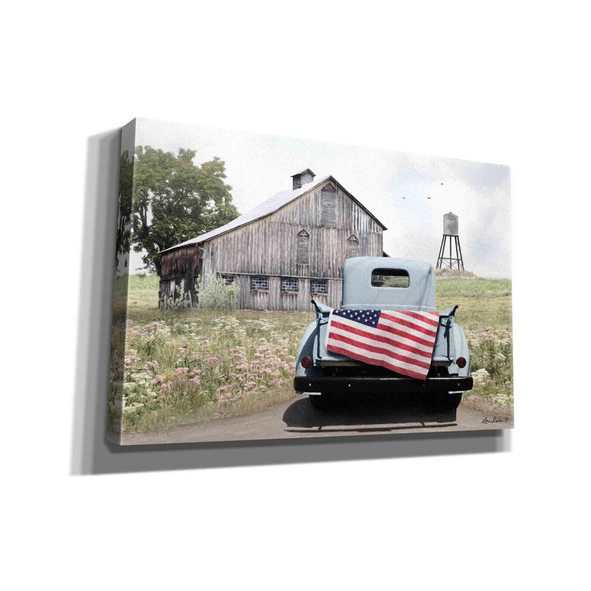 'American Tailgating' by Lori Deiter, Canvas Wall Art