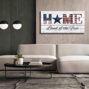 'Home - Land of the Free' by Lori Deiter, Canvas Wall Art,60 x 30