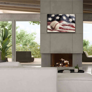 'Baseball - Playing the Game' by Lori Deiter, Canvas Wall Art,40 x 26