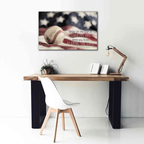 Image of 'Baseball - Playing the Game' by Lori Deiter, Canvas Wall Art,40 x 26