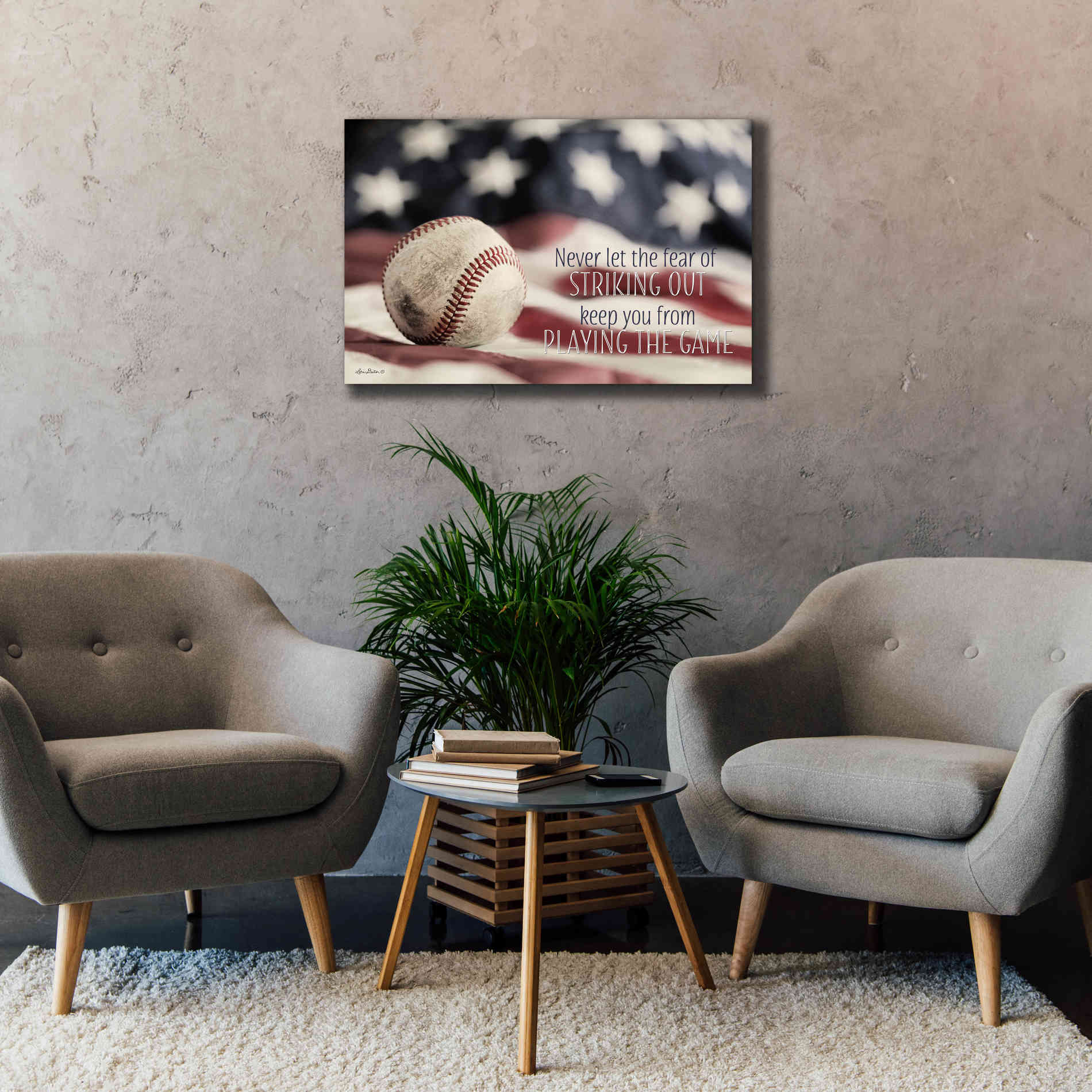 'Baseball - Playing the Game' by Lori Deiter, Canvas Wall Art,40 x 26