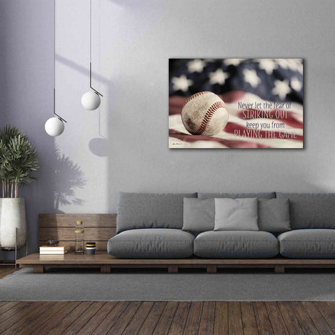 Image of 'Baseball - Playing the Game' by Lori Deiter, Canvas Wall Art,60 x 40