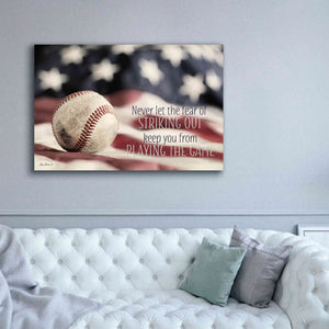 'Baseball - Playing the Game' by Lori Deiter, Canvas Wall Art,60 x 40
